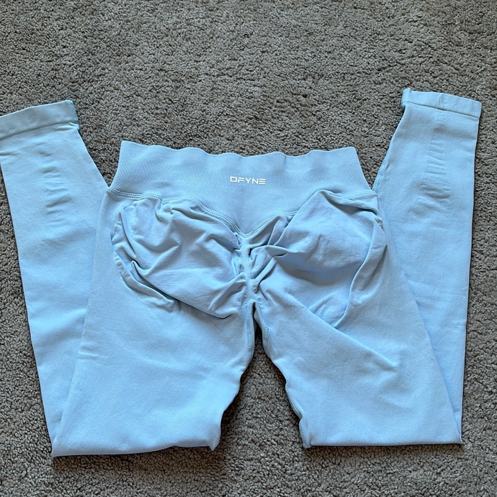 Dfyne Ice Blue Impact Leggings Size Medium